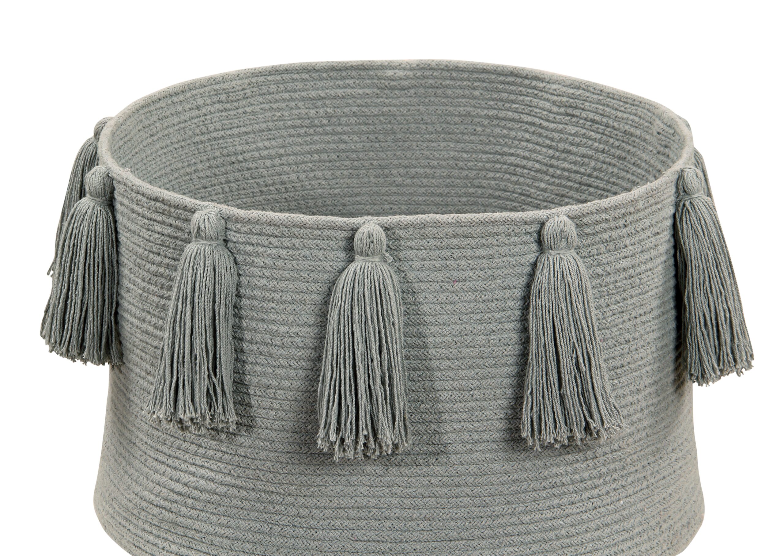 Canasta Tassels Gris - Imagen 2