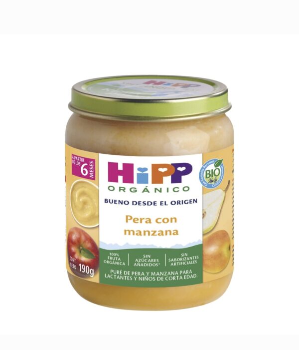 Papilla Orgánica de Pera con Manzana Hipp